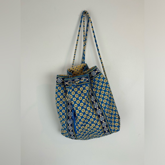 Vintage Vera Bradley Drawstring Backpack - Picture 1 of 8